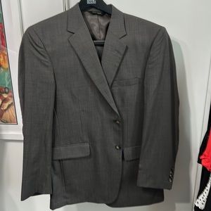 Jos. A Bank Wool Brown 2 piece Suit Jacket 44R Pant 41R/32